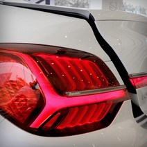 JS automotive 더뉴K9 리어램프 라이트 엠블럼 패드 튜닝 커버 기스방지 가드 포인트 카본 메탈 장식 외관 익스테리어, 카본3P