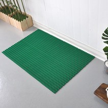 음식점 식당 입구용 미끄럼방지 물빠짐 조립식 PVC 발매트 학원 스키장 흙먼지털이, 그레이