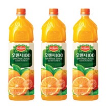 롯데칠성 델몬트 오렌지주스 100 1.5L x 4개