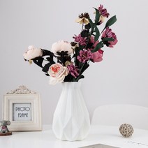 꽃병 가구 꽃꽂이 거실 종이접기 플라스틱 북유럽풍 가구 장식 가구 장식, Pink