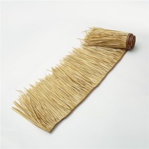 4M 인조 볏짚 단 갈대 카페 원두막 지붕 시공 초가 인테리어 조경 자재 이엉 처마 장식, O_ 4m x 0.5m