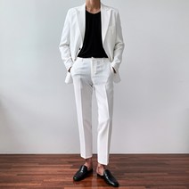 제이 루시드 남자 데일리 봄 가을 수트 결혼식 남성 정장 빅사이즈 2XL