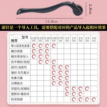 MTS 롤러 마이크로니들 휠롤러생 수동 수광침 기기 페이스 홈 뷰티, 06 1.0mm