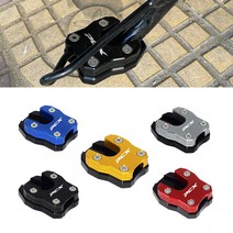 PCX 사이드 스탠드 클립 CNC 알루미늄 미끄럼방지 아노다이징 18-22, 블랙