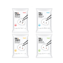 속 편한 글루텐프리 닭가슴살 카레 명태순살 흰강낭콩 곤약 만두 온 가족 간편한 만두 4종, 머슬어만두 4팩