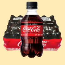 COCA-COLA ZERO 코카콜라제로 300ML 6개X4줄 24개 한박스
