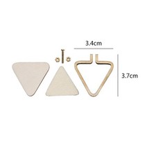 DIY 크로스 스티치 바느질 후프 수제 공예 도구 미니 나무 링 고정 프레임, 08 I