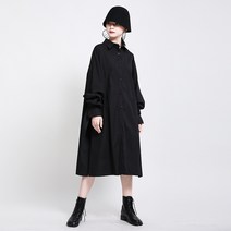 가이아 여성 화이트 블랙 남방 롱셔츠 코디 코튼 셔츠 루즈핏 오버핏