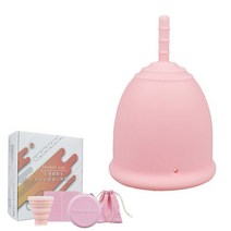 월경컵 생리컵 생리용품 월경컵 세척 출입하기 쉬운 누출 없는 부드러운 세척 소독 (표준 타입 M(세트) 아기 글로우) 月経カップ 生理カップ 生理用品 月経カップ洗浄 出し入れやすい