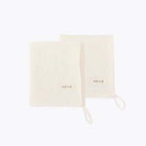 바른티슈 무형광 소창 고리행주 손수건 제로웨이스트