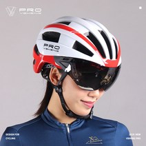 건방죽 자전거 헬멧 빅사이즈 초경량 통풍 안전모 자전거 MTB 헬멧 남성용 자전거 도로, 화이트 레드
