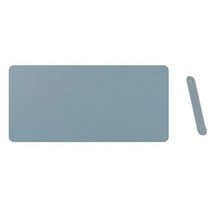 IAWI 가죽 데스크 매트 책상 패드 테이블 논슬립 와이드 대형 마우스 장패드, 블루그레이