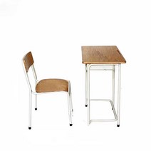 학교 학원 나무 책상 의자 복고풍 레트로 빈티지 옛날 90년대 00년대 촬영 소품 인테리어 초등 중등, 세트