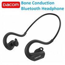 Dacom E60 Bone Conduction 무선 헤드폰 Bluetooth 스포츠 이어폰 IPX7 방수 ENC 소음 차단 스테레오베이스, 02 Black