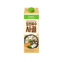 풀무원 요리육수 사골 1000ml 물 없이 간 할 필요없이 바로 부어 요리완성, 3개