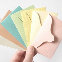 명함 기프트카드용 파스텔컬러 미니 봉투 컬러별 100매 세트, 그레이