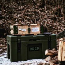 DDCP 미군박스 밀리터리 카키 감성 캠핑용품 미국 픽업트럭 적재함 카고 렉스박스 50L