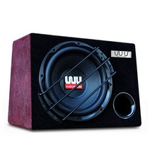 바닥우퍼 차량 서브우퍼 카오디오튜닝 고급스피커 12인치 액티브 파워 앰프, 12인치 서브우퍼 1통