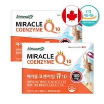코엔자임 큐텐 Q10 100mg 항산화제 프리미엄 코큐텐 포뮬러 코큐10 비타민 A B1 B2 B6 C E 항산화 높은 혈압 감소에 좋은 영양제 캐나다 60캡슐 2개월분, 60캡슐 x 2개