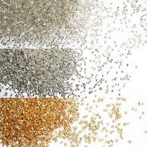 500g 대용량 극소 슬림 막대비즈 1.5mm 원통형 재료 구슬 공예 반지 팔찌 악세서리 만들기, 2