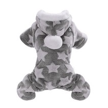 고양이 점프 슈트 옷 겨울 강아지 의상 귀여운 새끼 애완 동물 작은 개 치와와 퍼그, 01 GRAY_01 S