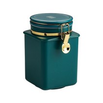 커피 빈셀러 원두보관 원두소분 식품 소분 coffee canister storage jar container 차 콩 주방 airtight sealing tank powder, 푸른