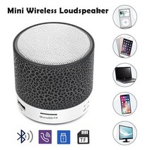 블루투스 스피커 미니 무선 확성기 균열 LED TF 카드 USB 서브 우퍼 휴대용 MP3 음악 사운드 열 PC 전화 B99 크랙, 3.Blue