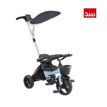 삼천리 샘 트라이크 플러스 폴딩 차양막 포함/라이트블루 접이식 세발자전거