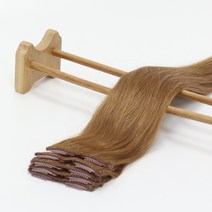 찰랑머리 인모100 똑딱이 붙임머리 3.5cm 2개묶음, 1개, #1