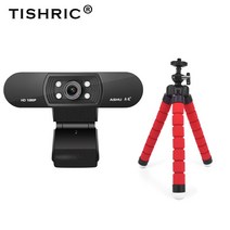 고속카메라 초고속카메라 Ashu H800 풀 HD 웹캠 1080p 웹 와 마이크 USB 컴퓨터 나이트 비전 캠 PC, 01 Webcam red