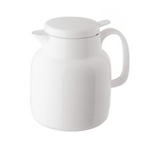 헬리오스 몬도 푸쉬 보온 주전자 화이트 1L