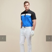 이랜드 [피가로골프(FIGARO GOLF)]피가로 PBG 골프웨어 남성 기능성 컬러블럭 카라티셔츠 (PCMTS038M)_울산성남점, 블랙/105_2