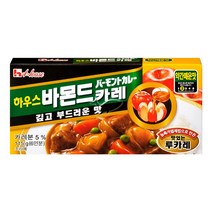 농심 하우스 바몬드카레 약간매운맛, 115g, 1개