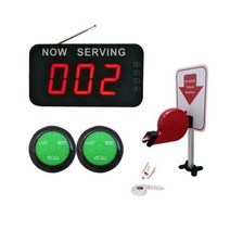 진동벨 무선호출기 번호표기계 카페진동벨 3 자리 LED 대기열 디스플레이 다음 제어 버튼 티켓 디스펜서 무선 레스토랑에서 번호 호출 시스템 받기, 없음, queue call system 6+미국