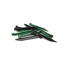 THE UM24 12개 세트 중형 튼튼한 플라스틱 텐트 페그 정원 또는 캠핑 손톱 말뚝 길이 22.9cm9인치