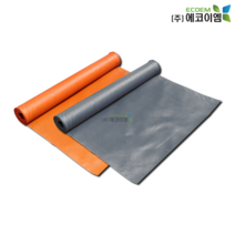 에코이엠 PVC 방염코팅 그라스포 / PVC 코팅포 / 방화포 방염포 / 임시소방시설, 주황색, 0.18mm x 1m x 25yard, 1개