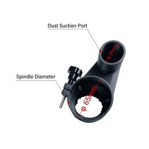산업용 업소용 먼지 집진기 3D 드록 52mm 80mm 브러시 진공 청소기 조각 기계 집진기 커버 CNC 라우터 밀, 03 65mm
