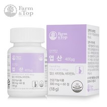 팜엔탑 엽산 400 60정, 1개