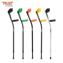 트러스트케어 컬러 목발 엘보클러치 보행보조 알루미늄 1개, Yellow 오른손용
