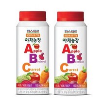 파스퇴르 100% 유기농 ABC 건강주스, 190ml 12개