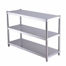 주방 업소용 스텐 작업대 보조 조리대 카페 베이킹 테이블, D 폭 30 X 90 X 100-3단