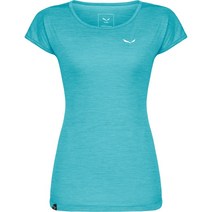 Salewa Puez Melange Dry T-Shirt 여성 - maui blue melange 8176 160170