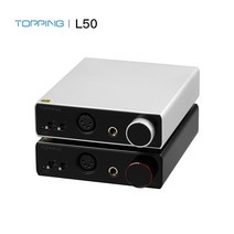 TOPPING L50 pass through NFCA Headphone Amplifier SE+BAL Input Audio Amp 6.35mm/4 pin XLR Output, Black