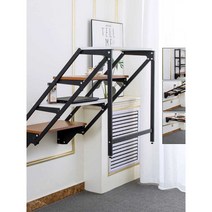 접이식 테이블 선반 벽부형 폴딩 계단식 장식장 책상, 후바이 사이즈 800x1200 풀세트