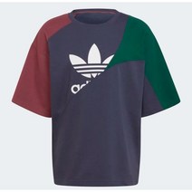 아디다스 오리지널 남녀공용 컬러블록 티셔츠 HC4497