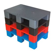 슈퍼마켓 빠레뜨 파레트 파티션 플라스틱 패드 미니, 레드 40x30x12cm