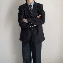 정장 코트 주 년 경축함 제2건 반값 DKJK 유니폼 학원 교 바치다 와이드 루즈핏 초 가을 슬림 양복 2253324344