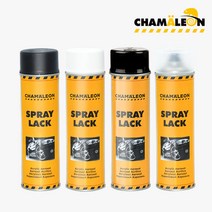 카멜레온 아크릴 스프레이 26204 검정무광 26414 화이트유광 26214 검정유광 26404 클리어코트 500ml, 검정유광(26214)