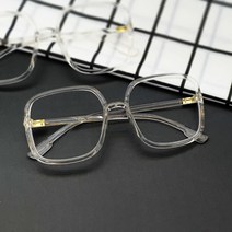 BK패션 투명 왕 뿔테