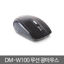 마우스/DM -W100(블랙)/무선광마우스, 블랙, DM-w100